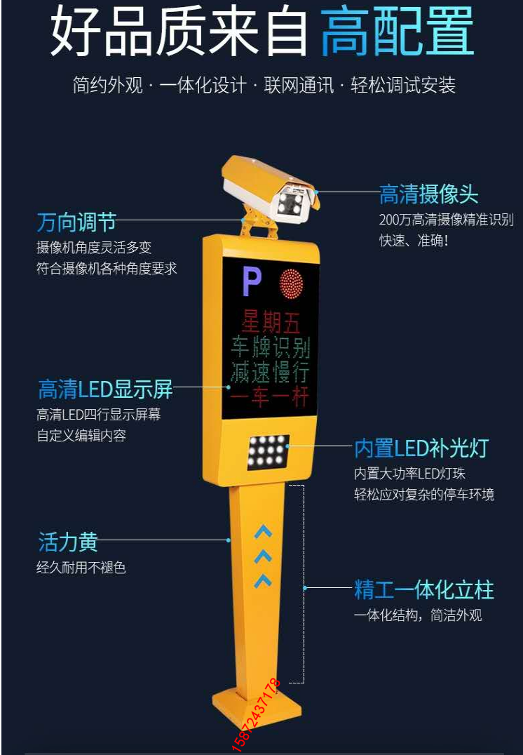 車牌識(shí)別 黃色款